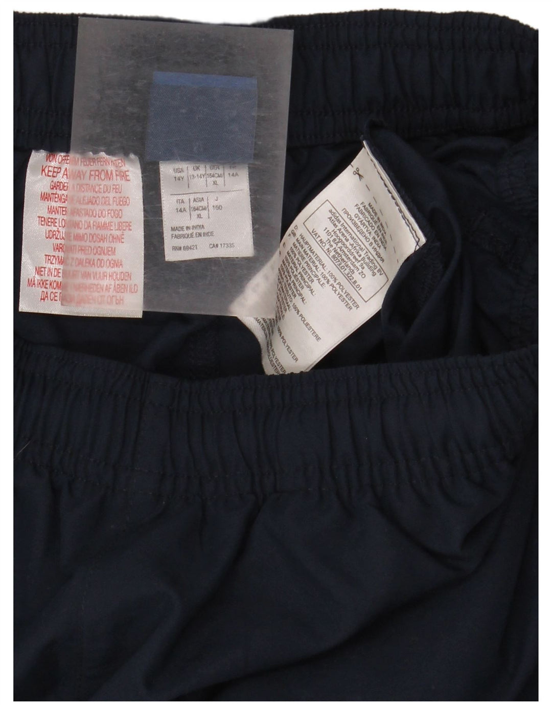 Reebok Sportshorts für Jungen, 13–14 Jahre, Marineblau, Polyester