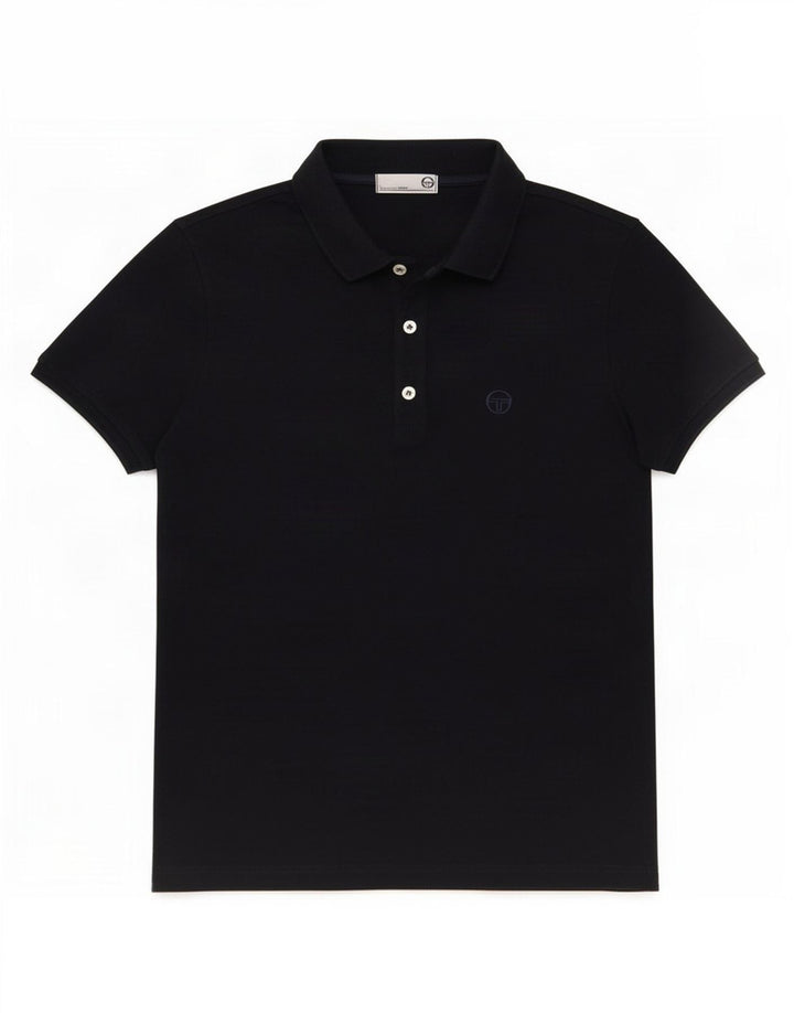 Sergio Tacchini Damen Poloshirt UK 14 Medium Marineblau