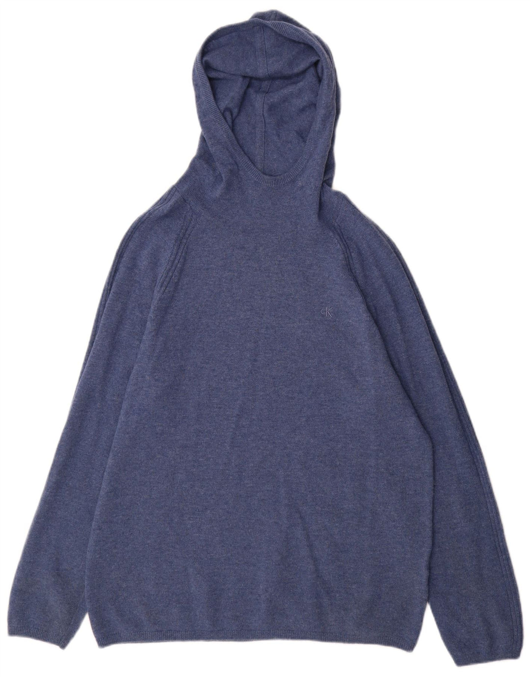 Calvin Klein Herren-Kapuzenpullover, klein, blau meliert