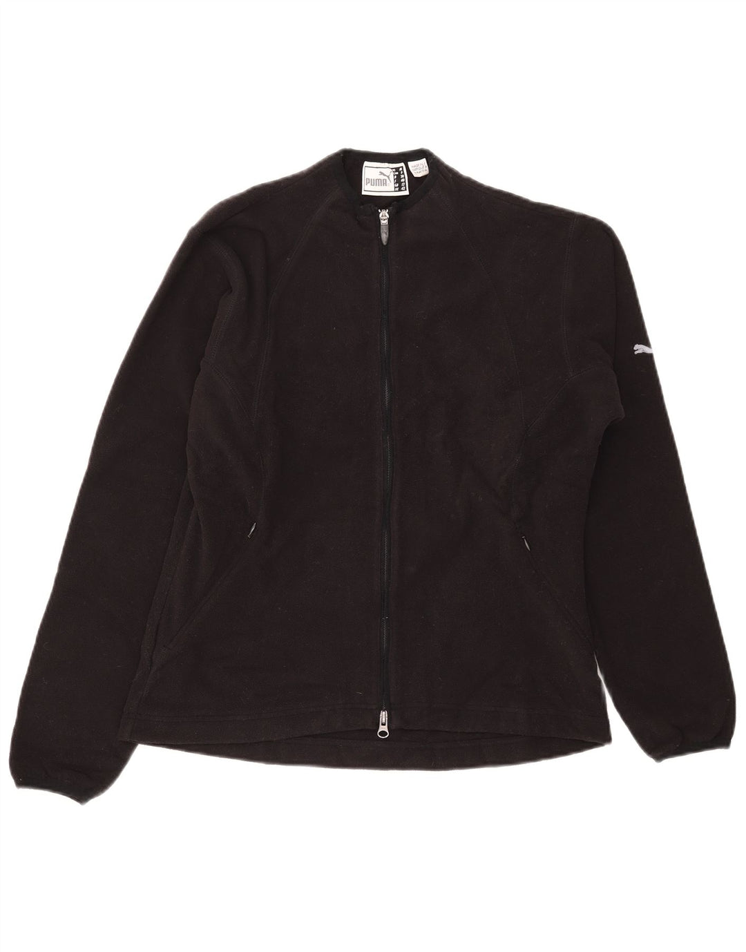 Puma Damen Fleecejacke UK 12 Medium Schwarz Polyester
