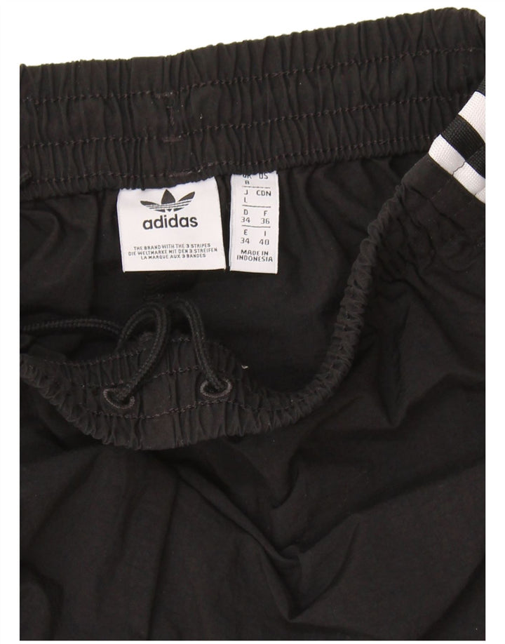 Adidas Damen-Trainingsanzug mit Grafik, Jogginghose, UK 8, Größe S, Schwarz, Polyester