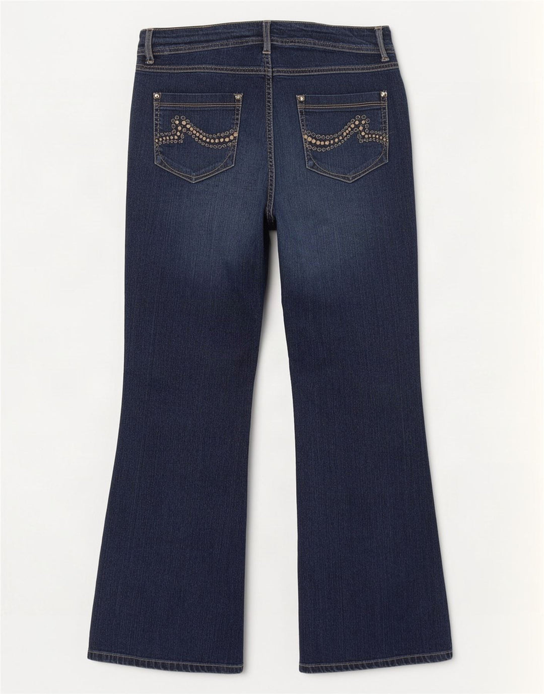 Marks & Spencer Damen Bootcut Jeans UK 16 Large W36 L30 Marineblau