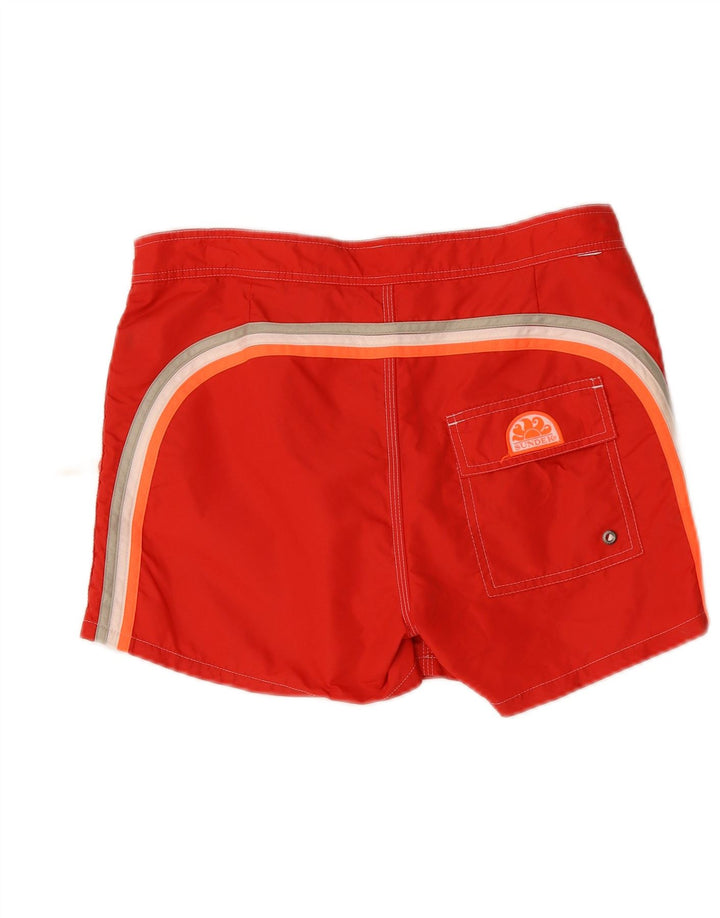 Sundek Herren Badeshorts Mittelrot