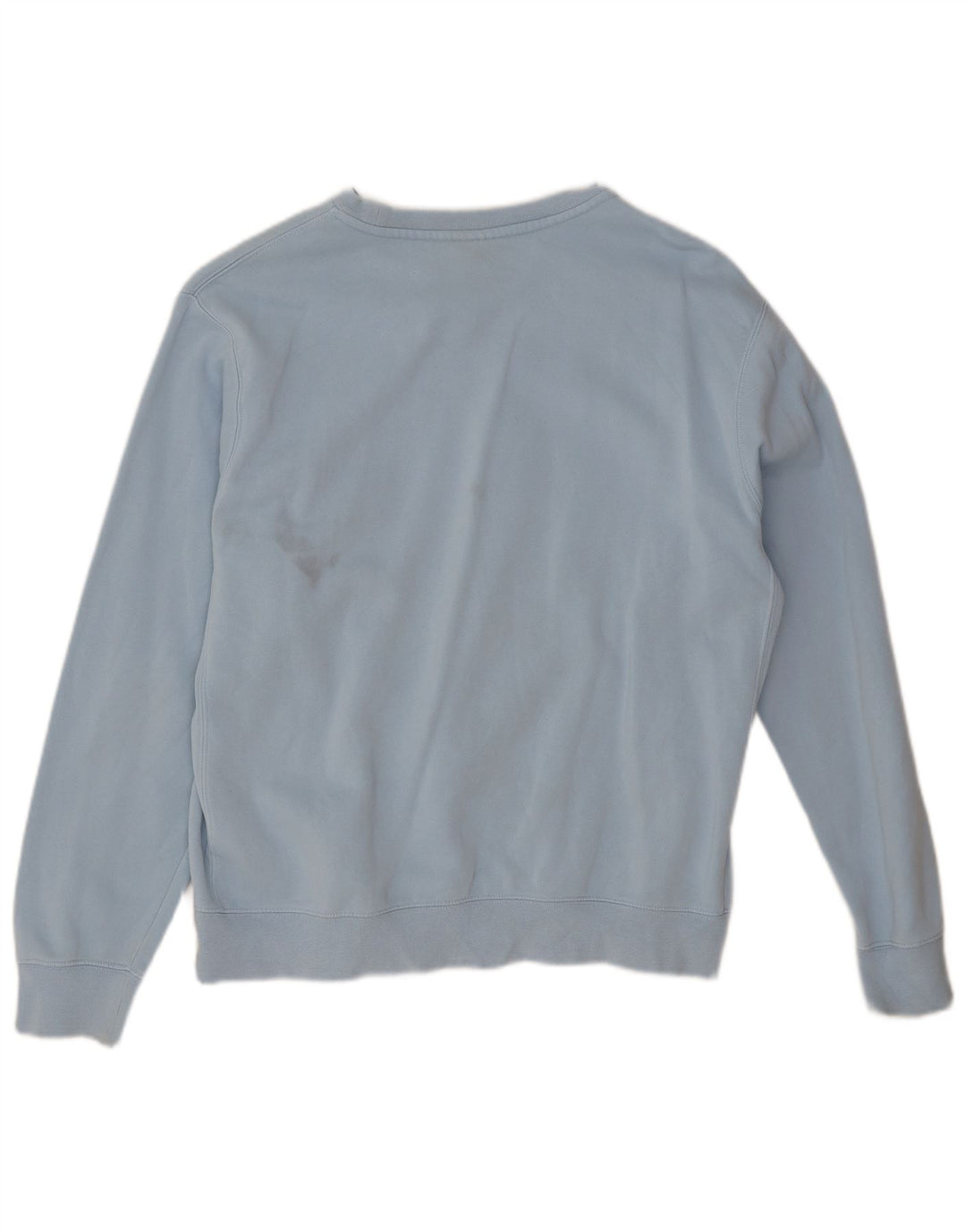 Nike Herren-Sweatshirt-Pullover aus mittelblauer Baumwolle