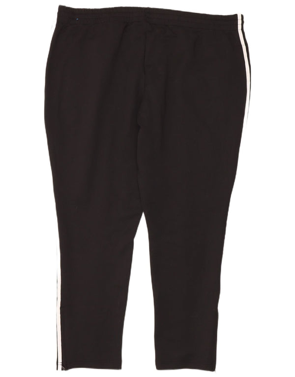 Adidas Damen Trainingshose UK 28/30 3XL Schwarz Baumwolle Sport