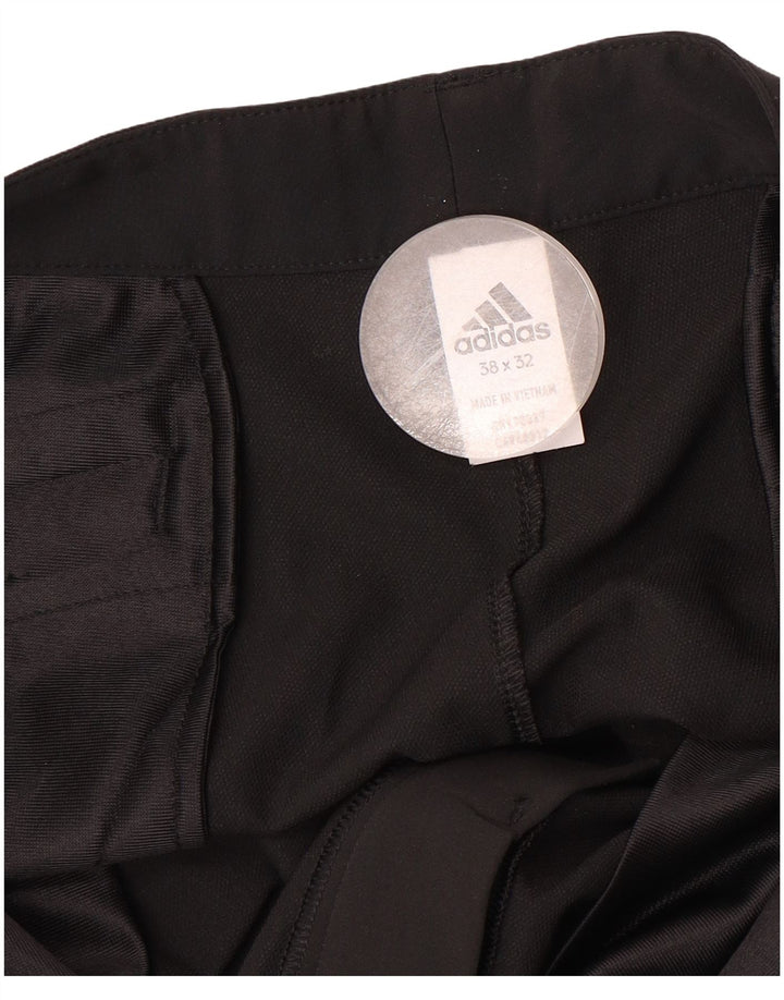 ADIDAS Herren Slim Chino Hose W38 L32 Schwarz