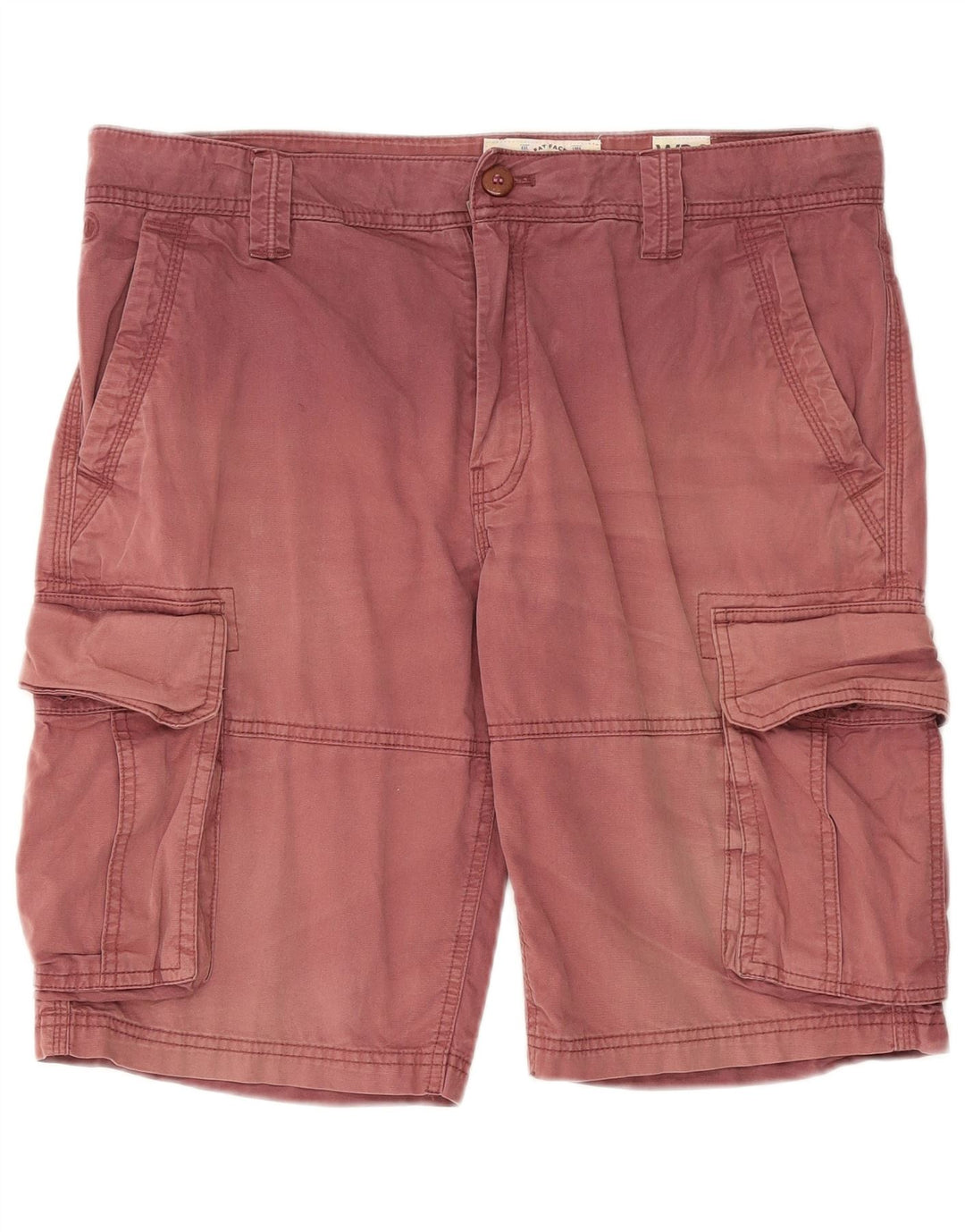 Fat Face Herren-Cargo-Shorts W34, große rote Baumwolle