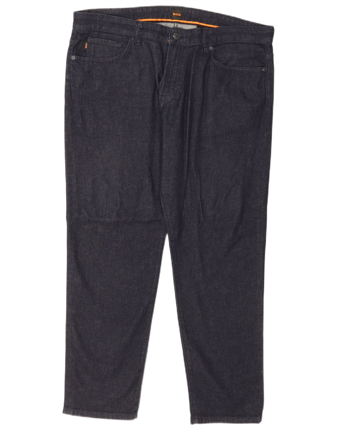 Hugo Boss Herren Slim Jeans W38 L32 Marineblaue Baumwolle