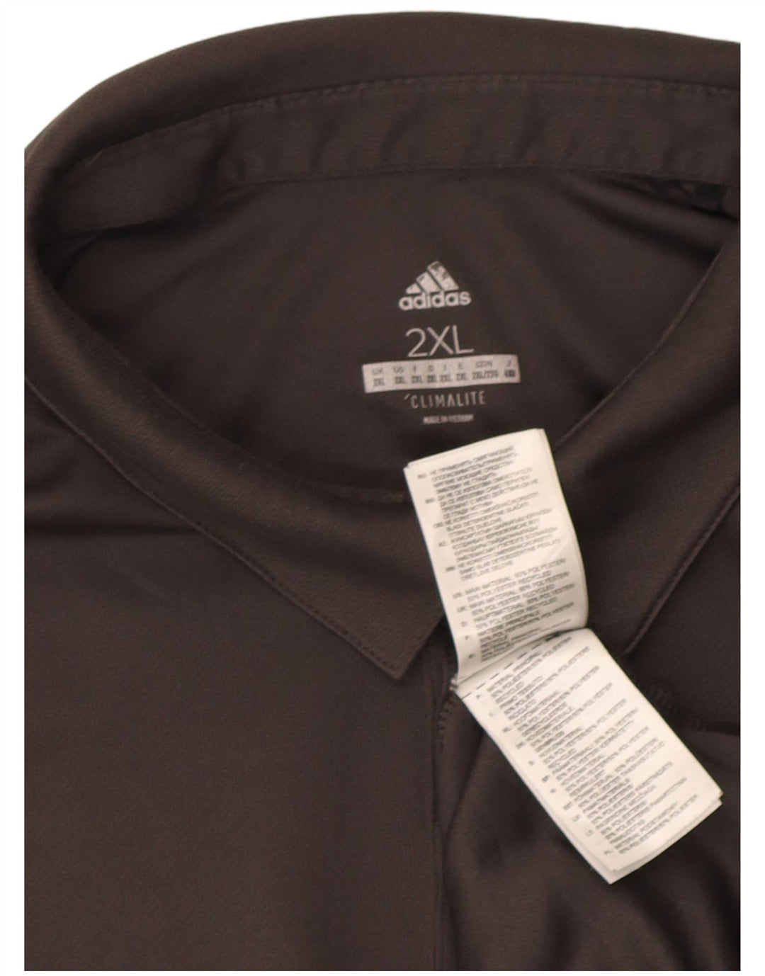 Adidas Herren Climalite Poloshirt 2XL Grau Polyester