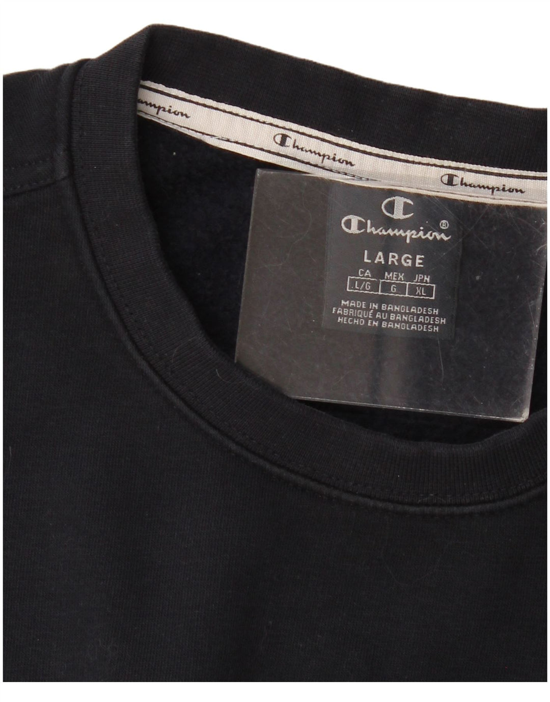 Champion Herren-Sweatshirt mit Grafik, Größe L, Marineblau