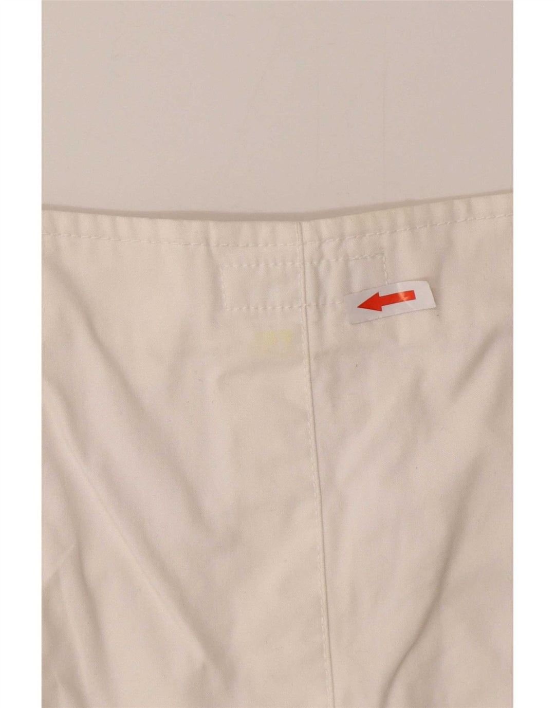 Tommy Hilfiger Damen-Minirock, Größe L, W32, weiße Baumwolle