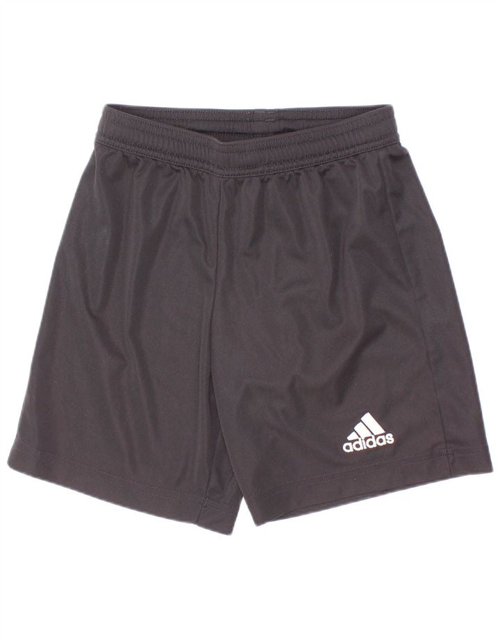 Adidas Jungen Aeroready Sportshorts 7–8 Jahre, schwarzes Polyester