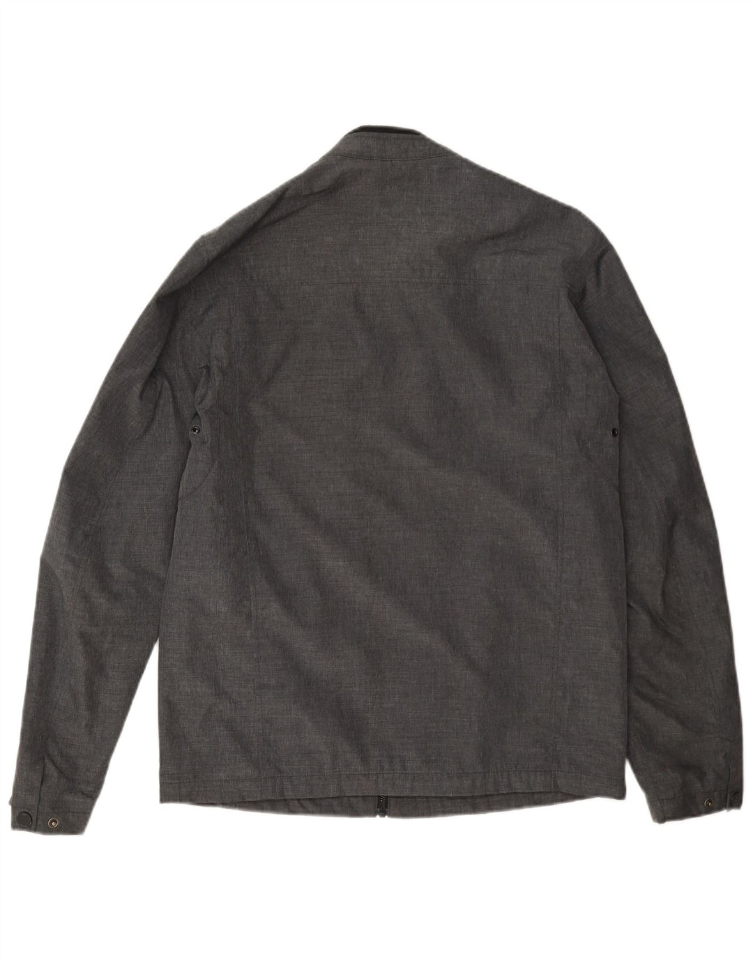 Ted Baker Herren-Bomberjacke, Größe 2, klein, graues Polyamid