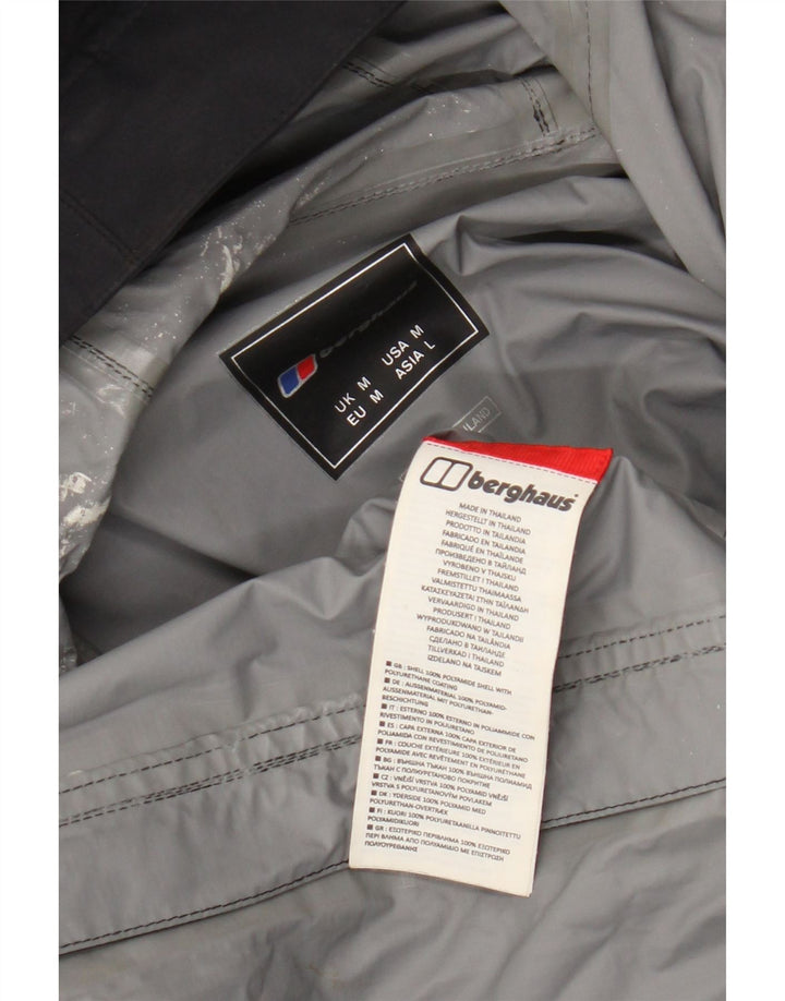 Berghaus Herren-Windbreakerjacke mit Kapuze, UK 38, mittelschwarz, Polyamid