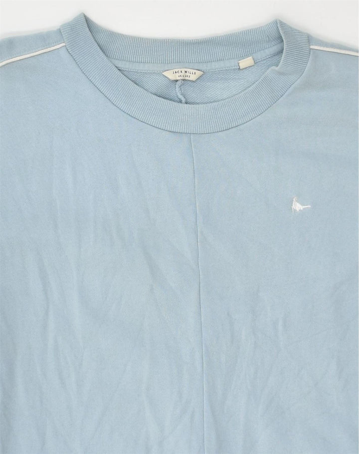 JACK WILLS Womens Sweatshirt Jumper UK 6 XS Grey Cotton | Vintage Jack Wills | Thrift | Second-Hand Jack Wills | Used Clothing | Messina Hembry 