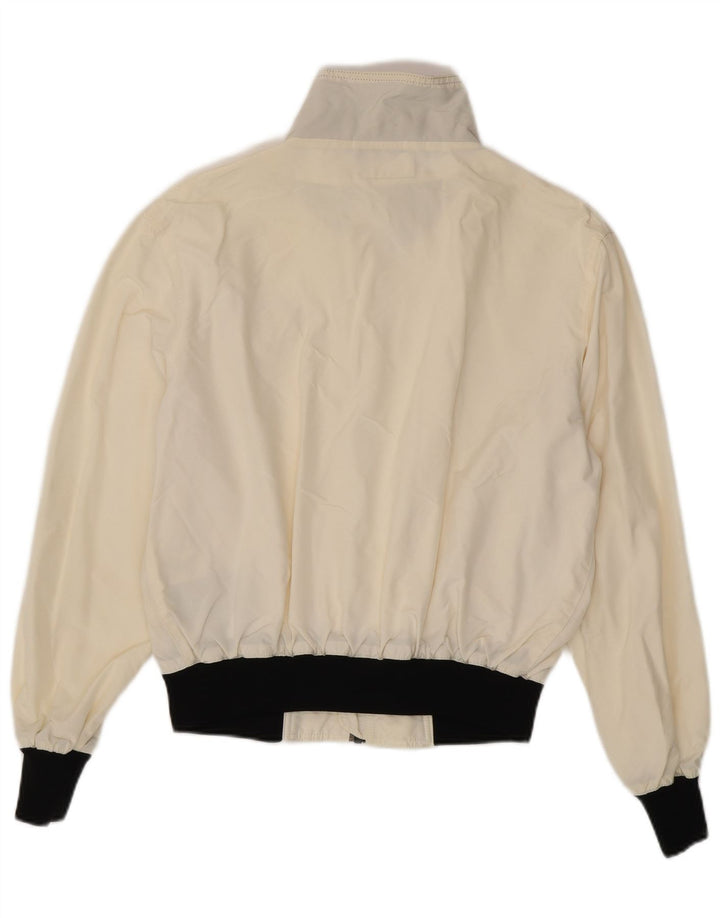 Refrigiwear Damen-Bomberjacke in Übergröße, UK 10, Größe S, Weiß, Farbblock