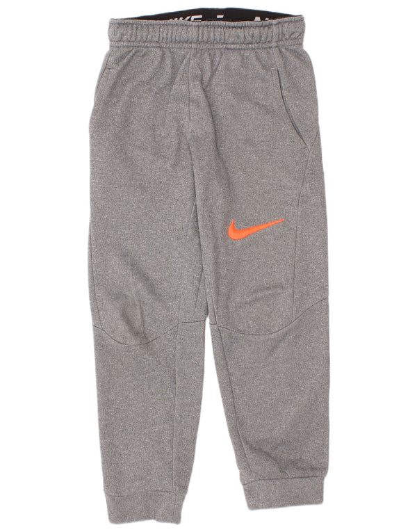 Nike Jungen Dri Fit Trainingshose Jogger 5–6 Jahre Mittelgrau meliert