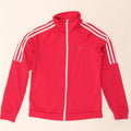 ADIDAS Damen Trainingsanzug Top Jacke UK 4/6 XS Rosa Polyester