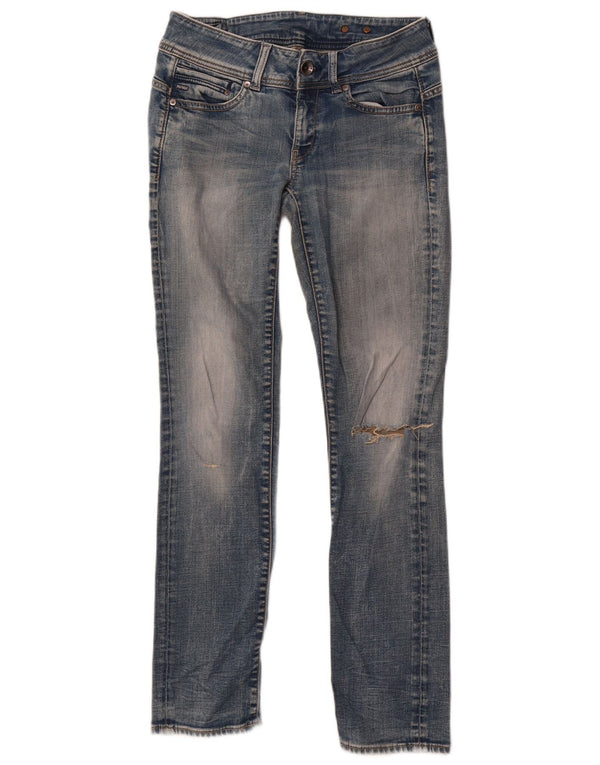 G-Star Damen Distressed Skinny Jeans W30 L31 Blau