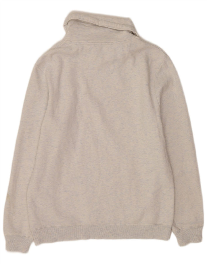 Jules Herren-Sweatshirt mit schmaler Passform, groß, grau gesprenkelte Baumwolle