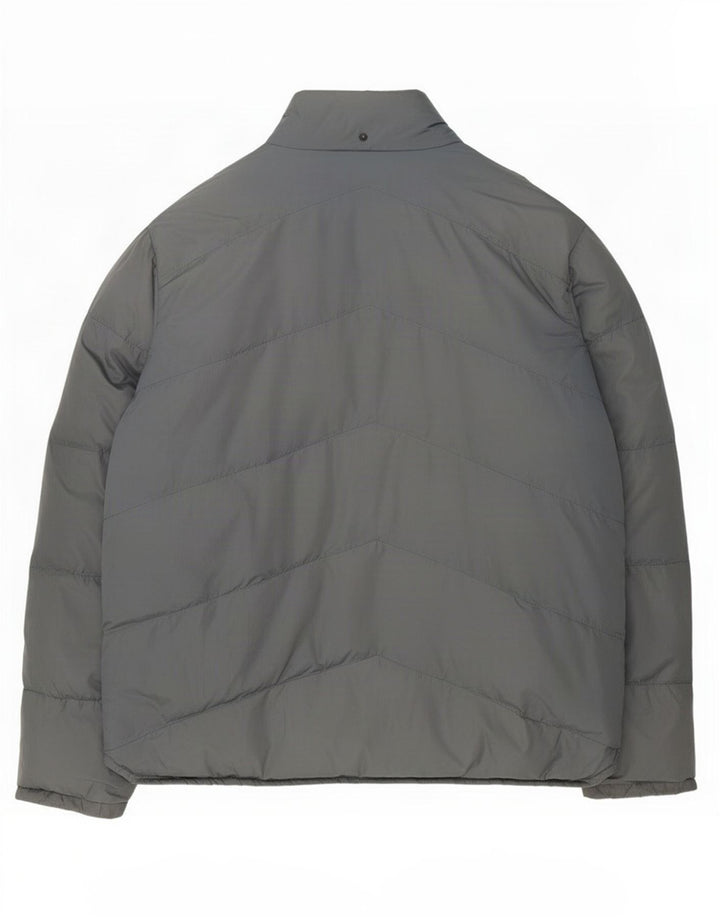 Fila Herren Wattierte Jacke UK 42 XL Grau Polyamid
