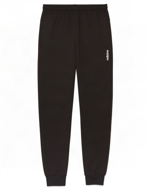 Adidas Womens Tracksuit Trousers Joggers UK 12 Medium Black Polyester