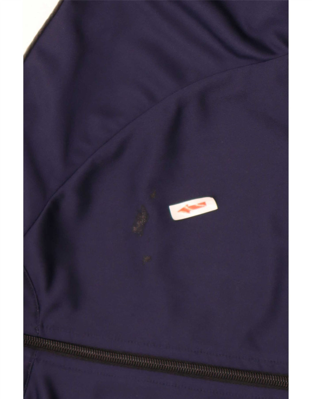 Kappa Herren-Trainingsanzugoberteil mit Grafik, mittleres Marineblau, Farbblock