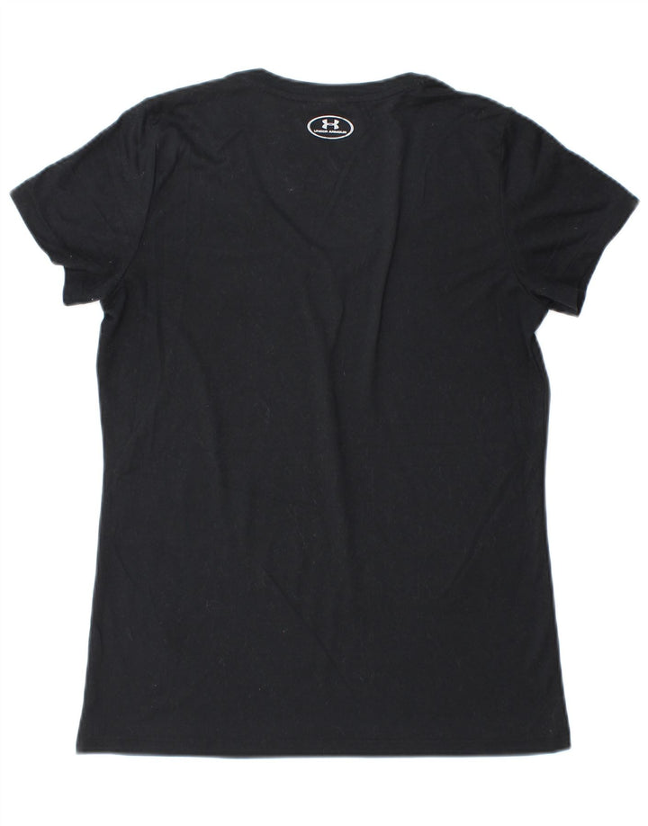 Under Armour Damen T-Shirt Top UK 8 Small Schwarz