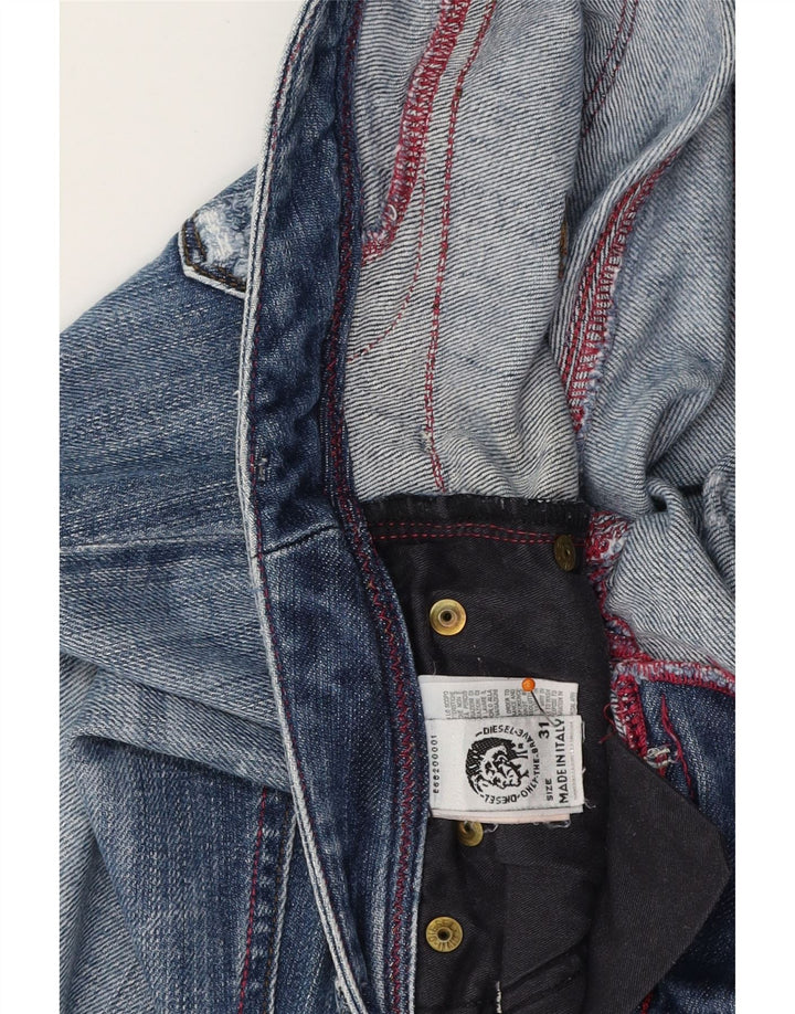 DIESEL Damen Slim Jeans W31 L35 Blaue Baumwolle