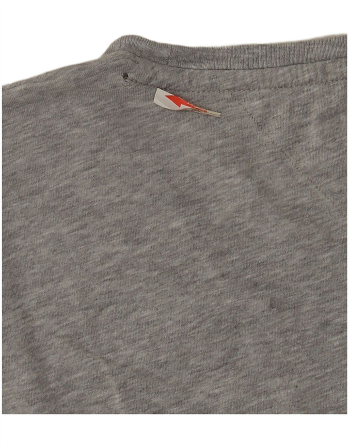 Tommy Hilfiger Herren-T-Shirt mit normaler Passform, XL, Grau meliert