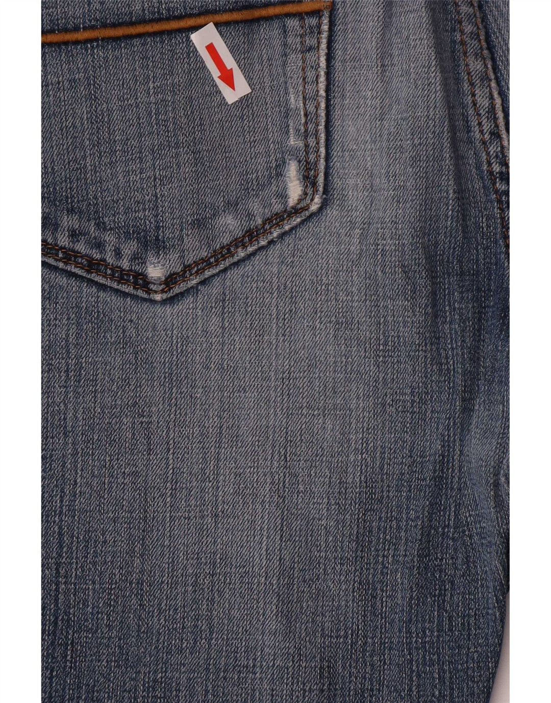 Marks & Spencer Herren Regular Straight Jeans W34 L29 Blaue Baumwolle