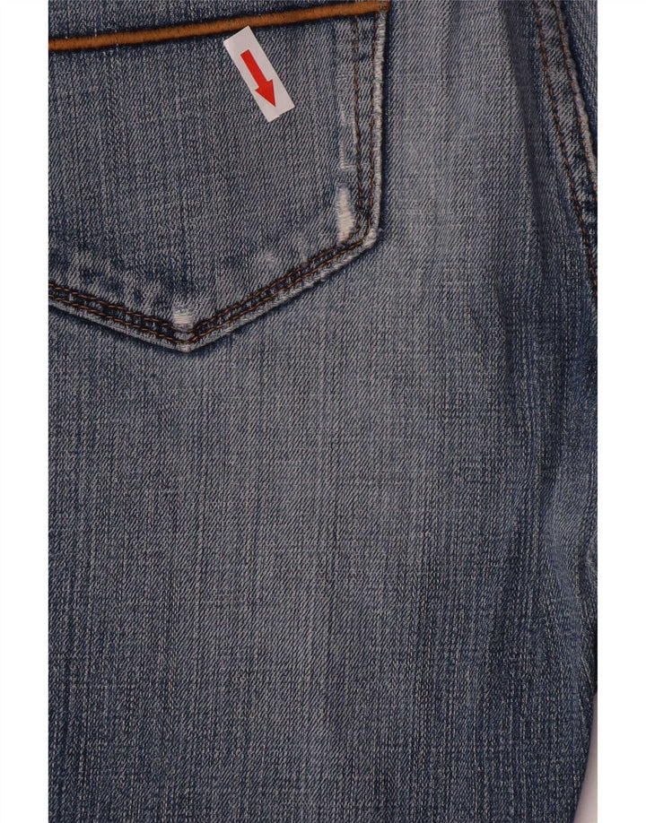 Marks & Spencer Herren Regular Straight Jeans W34 L29 Blaue Baumwolle