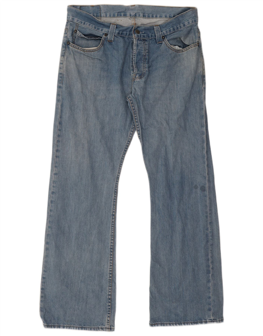 Levi's Herren 551 Bootcut Jeans W36 L32 Blaue Baumwolle