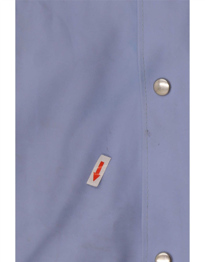 Stutterheim Herren-Regenmantel mit Kapuze, UK 40, Größe L, Blau, Baumwolle
