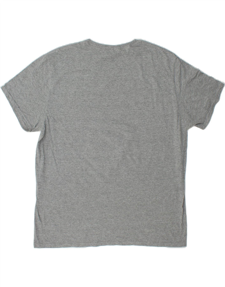 RUSSELL ATHLETIC Mens T-Shirt Top XL Grey Polyester Vintage Russell Athletic and Second-Hand Russell Athletic from Messina Hembry 