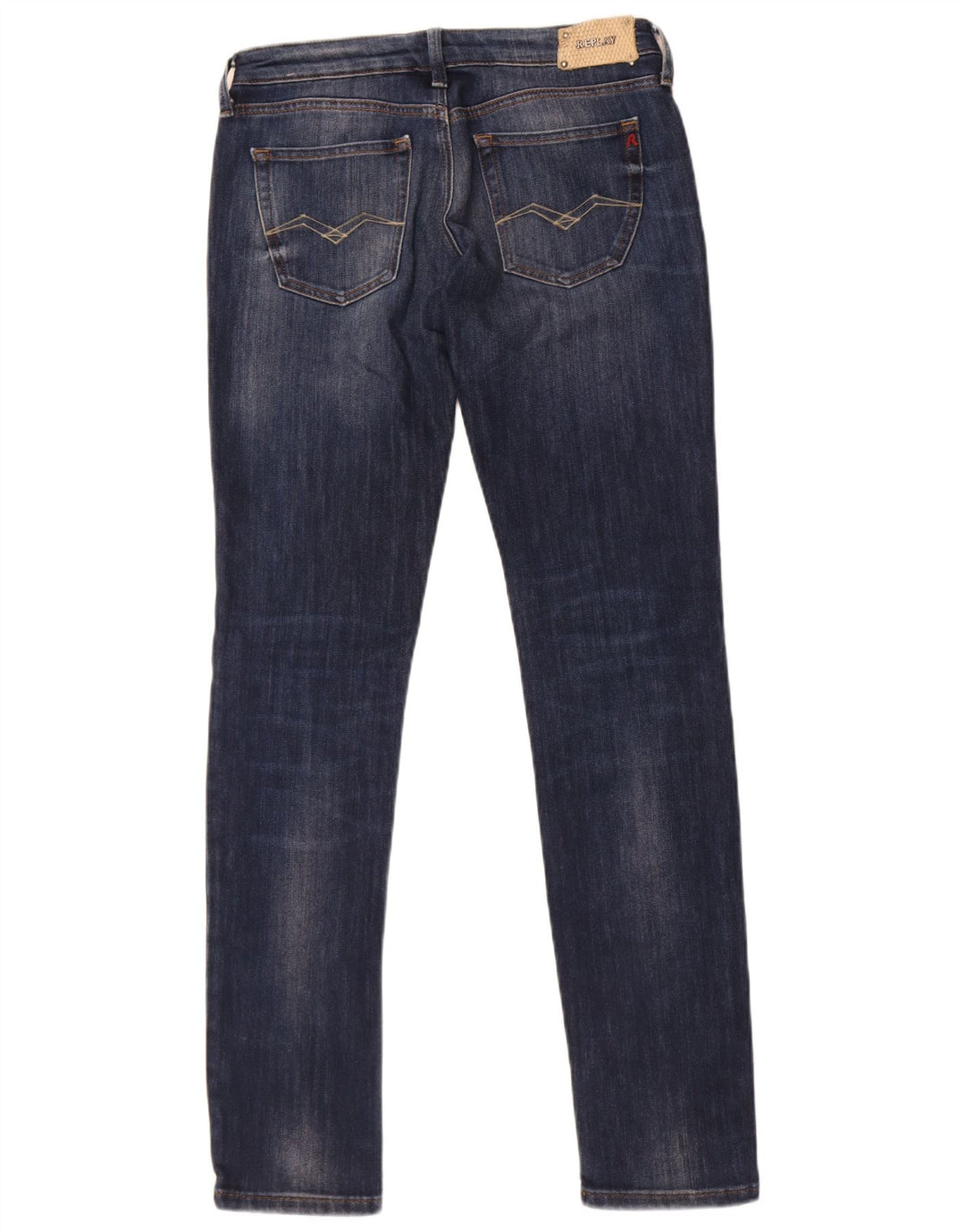 Replay Herren Rhaxma Slim Jeans W29 L34 Marineblau Baumwolle