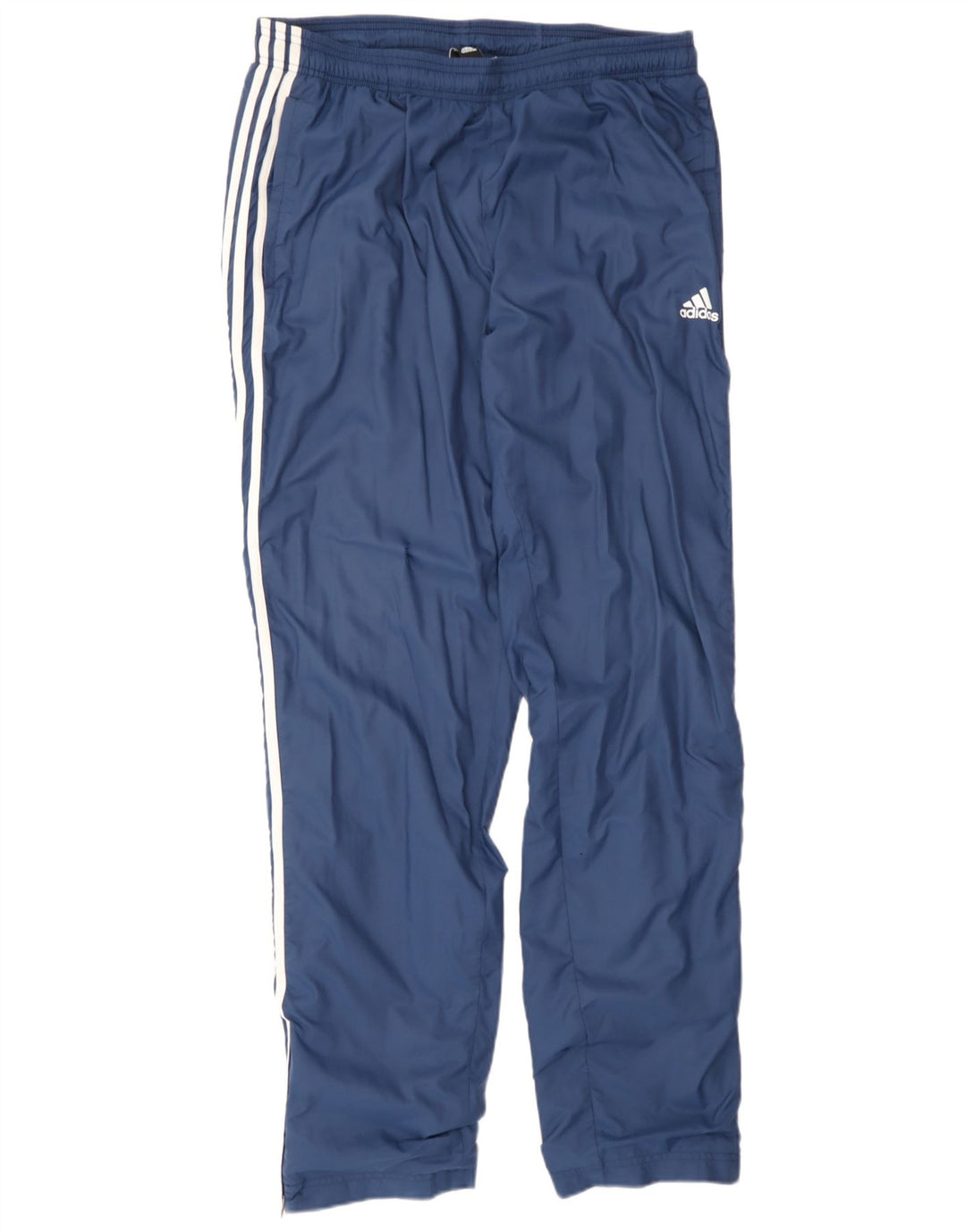 ADIDAS Mens Tracksuit Trousers Large Navy Blue Polyester