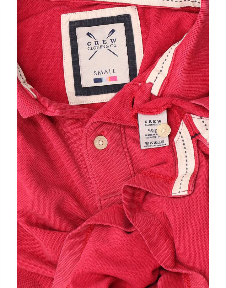 Crew Clothing Herren-Poloshirt, Größe S, rosa, Baumwolle