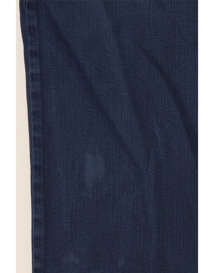 Trussardi Damen Straight Jeans W36 L27 Marineblau