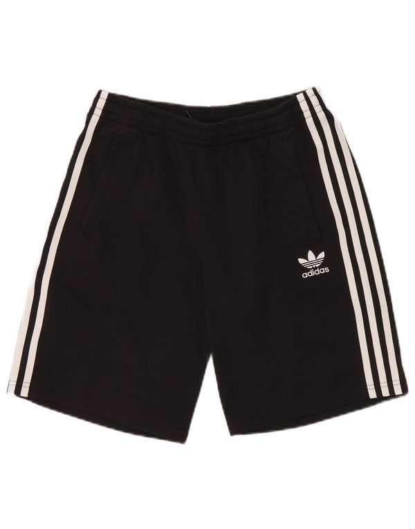 Adidas Sportshorts für Jungen, 13–14 Jahre, schwarzes Polyester