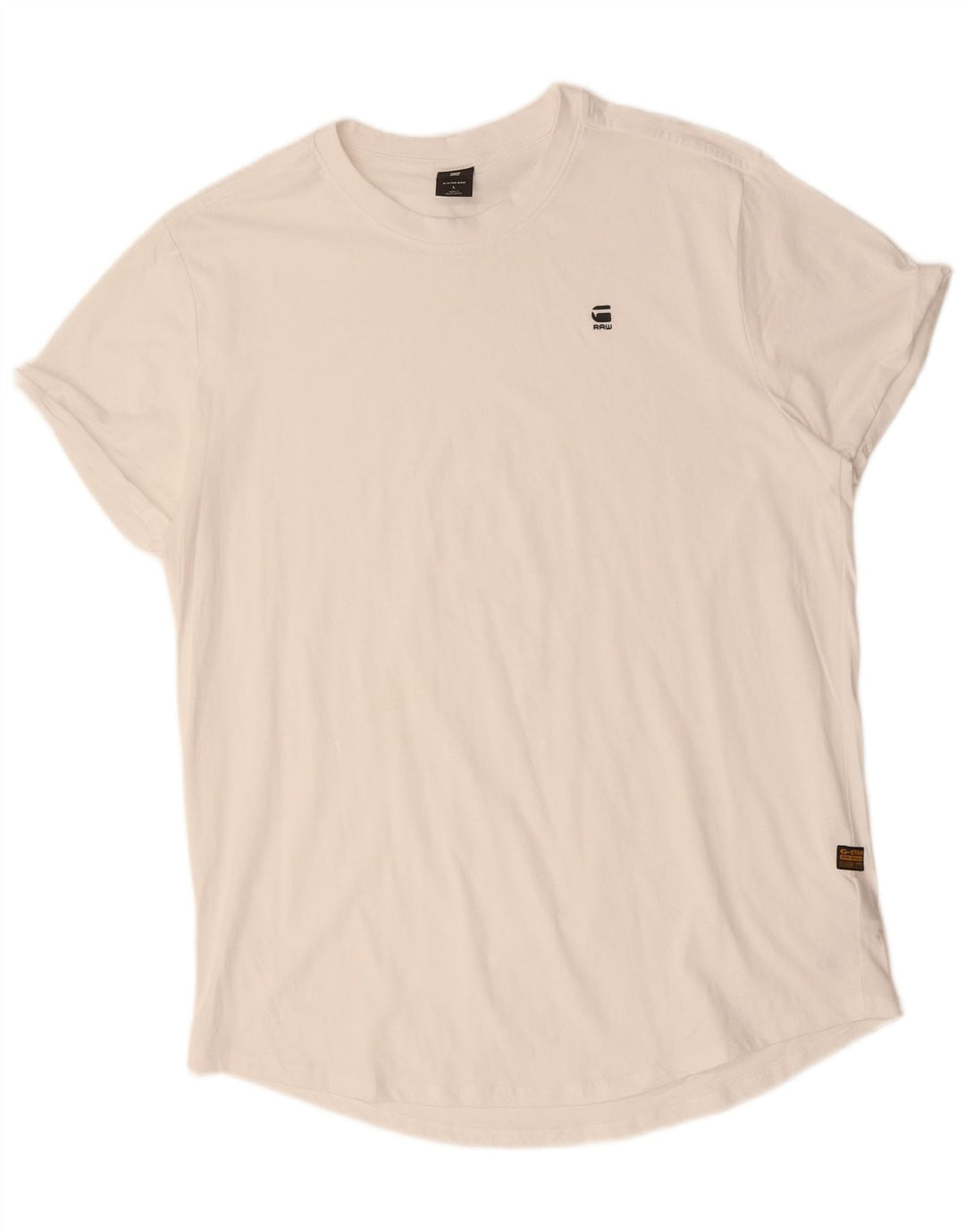 G-STAR Herren T-Shirt Top Große weiße Baumwolle