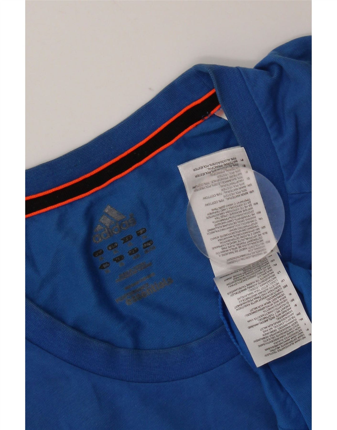 Adidas Herren T-Shirt Top XL Blau Baumwolle