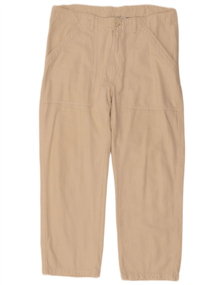 Gerade Jeans für Damen von Zara, Größe L, W30, L27, Beige