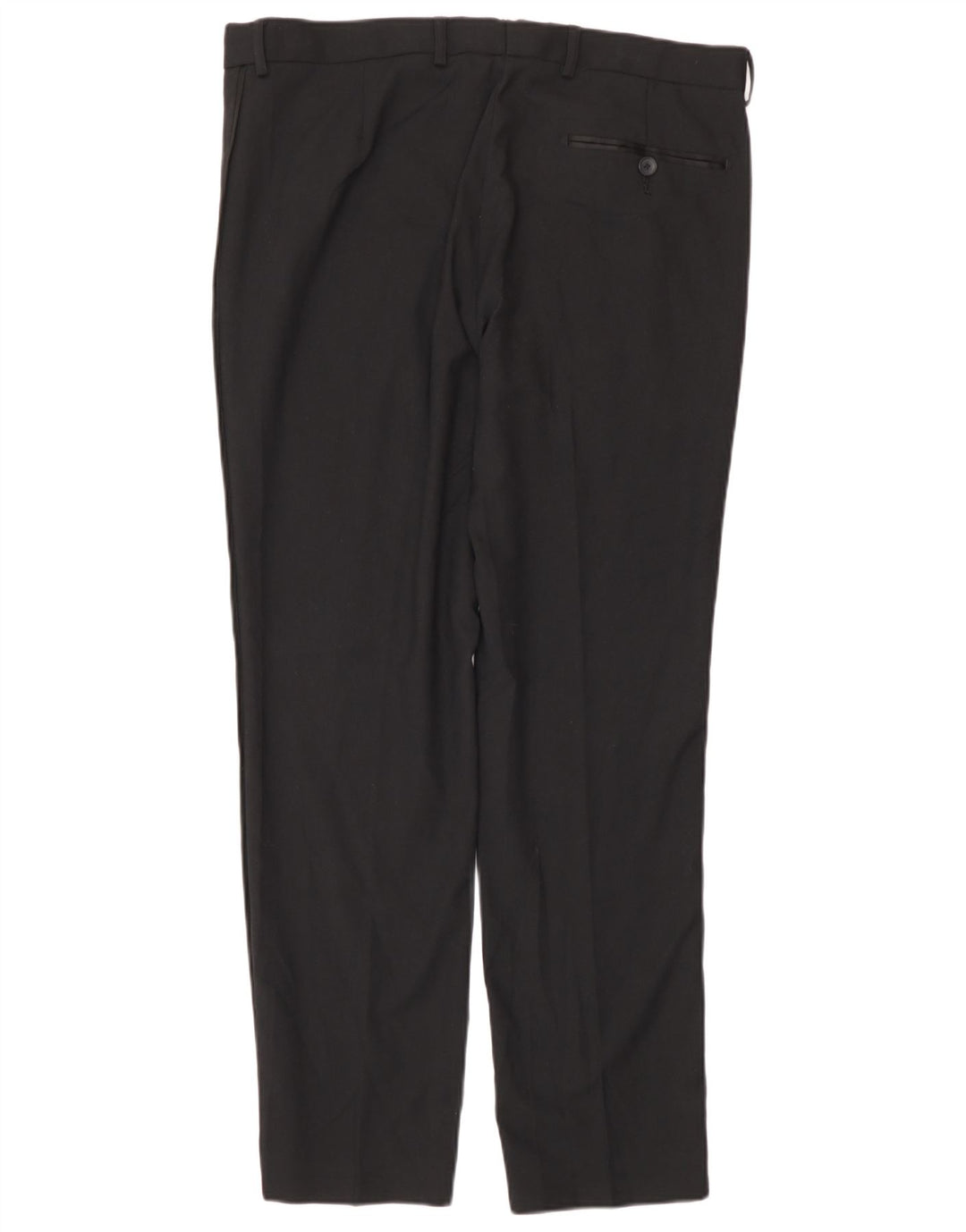 Marks & Spencer Slim-Anzughose für Herren, W34, L29, Schwarz, Polyester