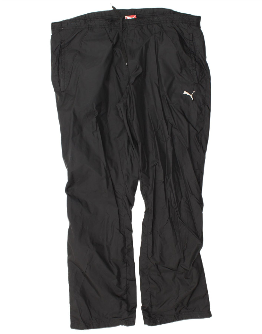 PUMA Herren-Trainingshose, groß, schwarzes Nylon