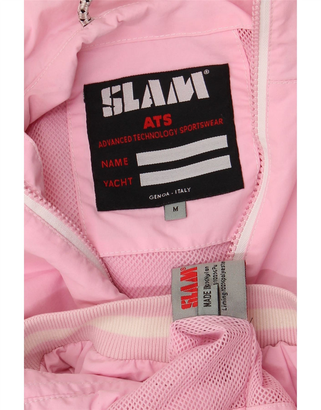 SLAM Damen-Trainingsanzug-Top-Jacke, UK 14, mittelrosa Nylon