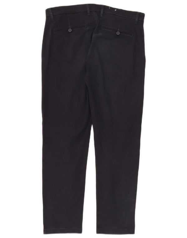 Zara Slim Chino-Hose für Herren, EU 42, Größe L, W32, L28, Marineblau