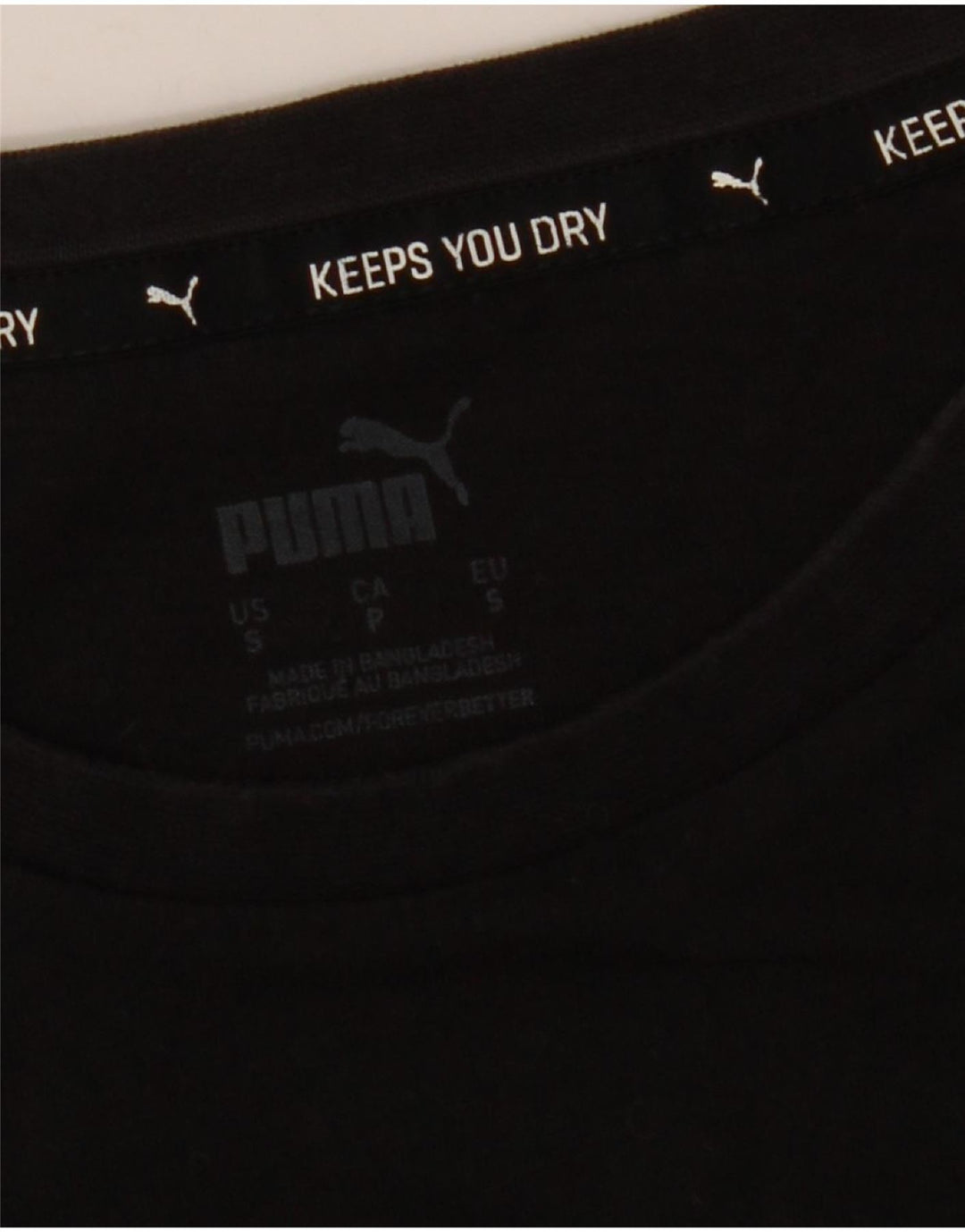 Puma Herren Grafik T-Shirt Top Small Schwarz
