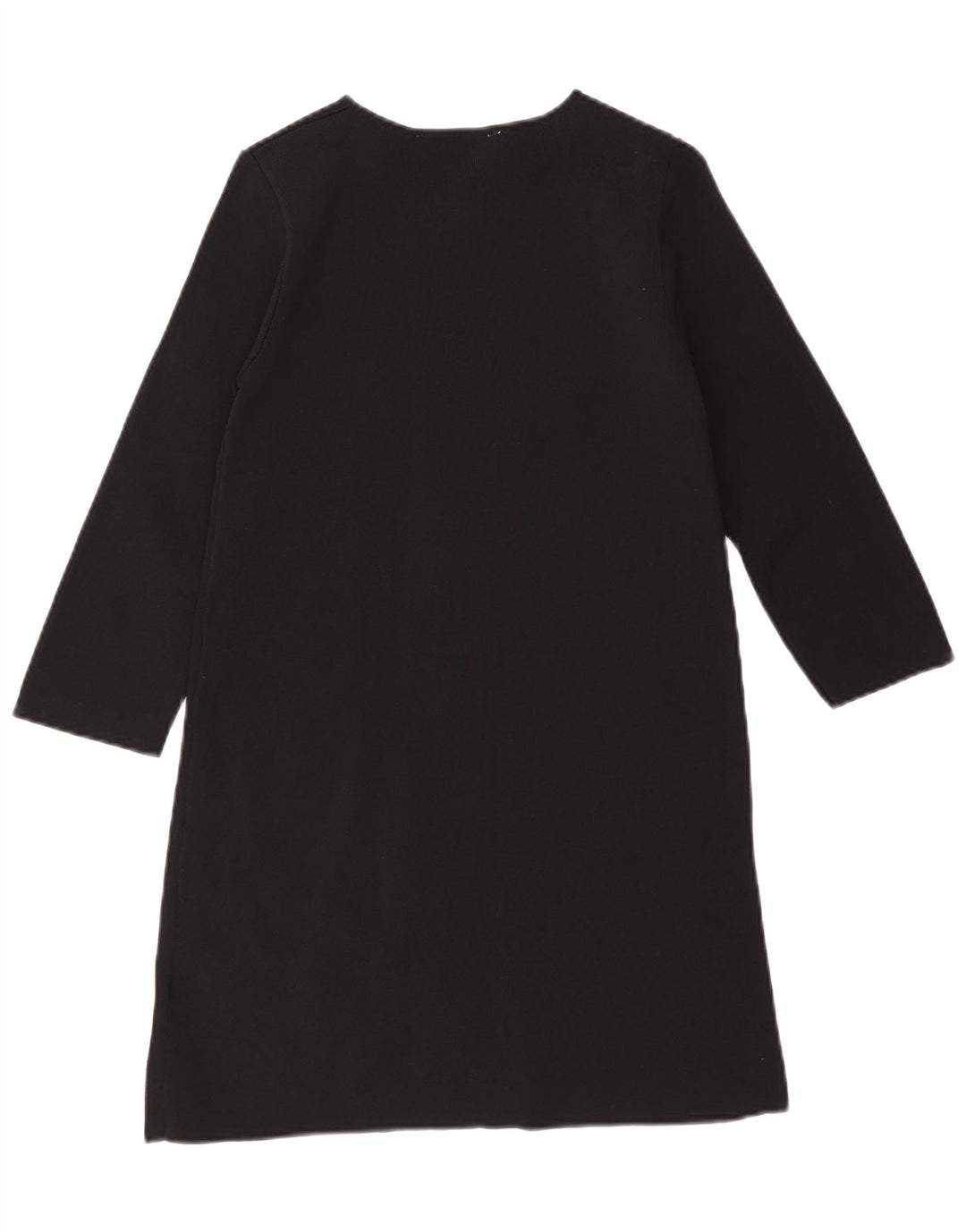 Zara Damen Etuikleid mit 3/4-Ärmeln, Größe S, Schwarz, Viskose