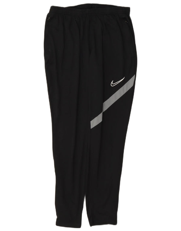 Nike Herren Dri Fit Trainingshose, groß, schwarzes Farbblock-Polyester